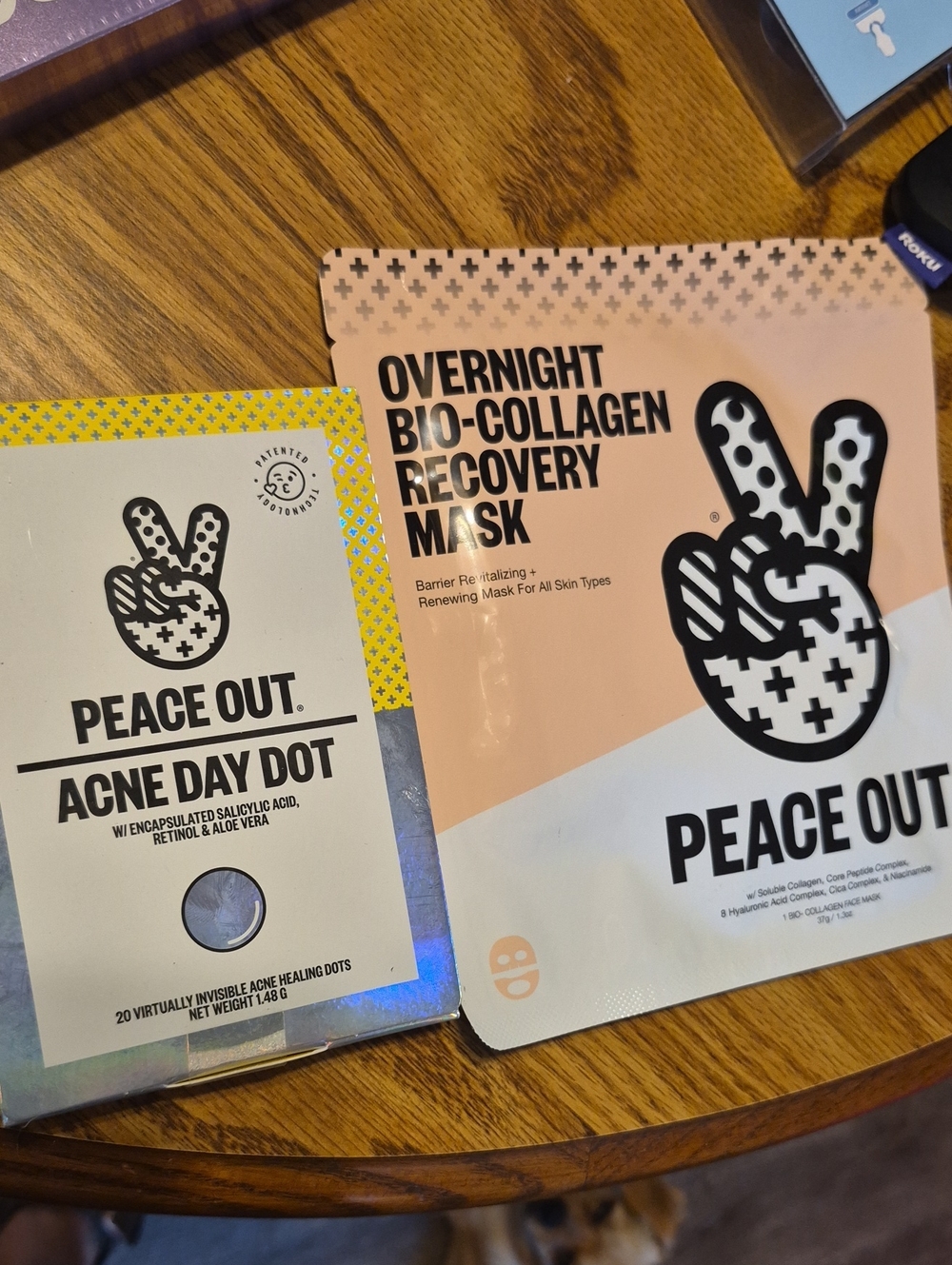 Peace Out Skincare Mask & Acne Nwt